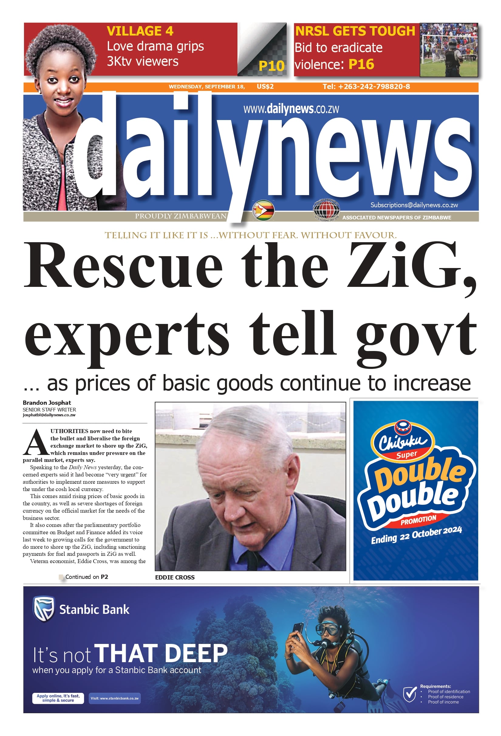 Wednesday 18 September 2024